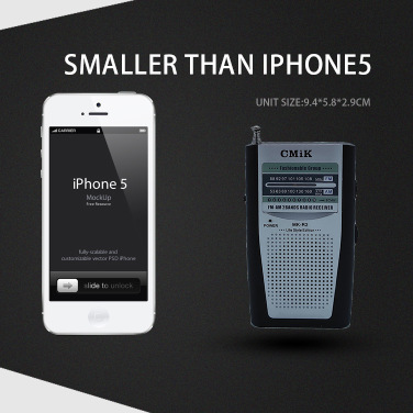 The cmik mini portable dual-band radio, a bestseller across the Internet pic 3