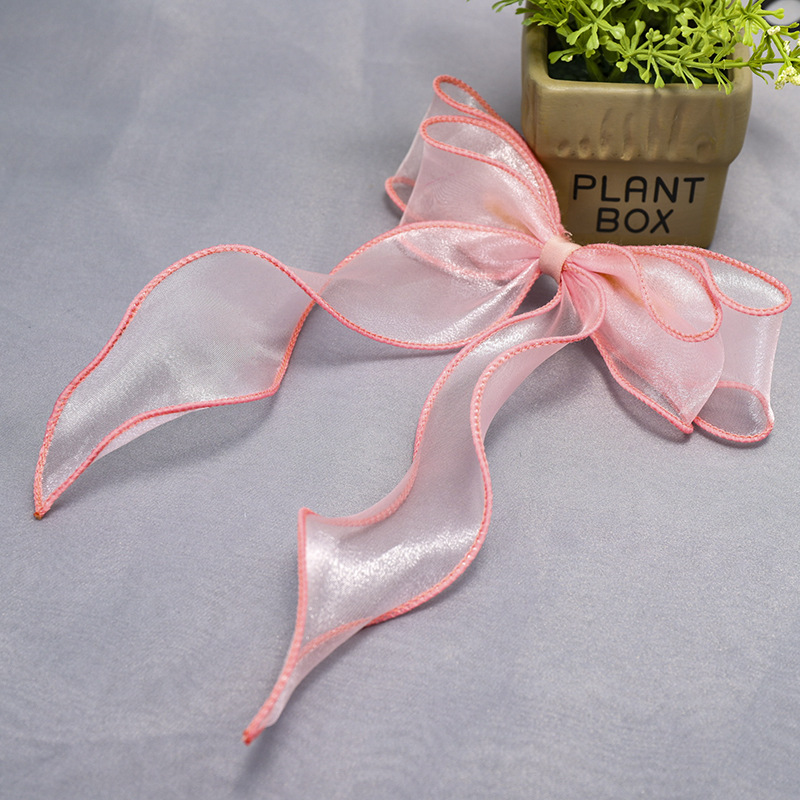 Sweet Solid Color Fabric Ribbon Hairpin Hair Accessories Fashion Hair Accessories Wholesale display picture 8