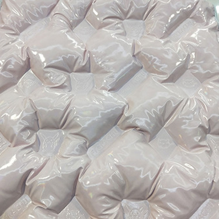 seamless double-deck Down Jackets Fabric Direct Plush 3D Foam three-dimensional brightness PU Release Paper Adhesive passageway