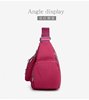 One-shoulder bag for leisure, capacious nylon shoulder bag, suitable for import, Korean style