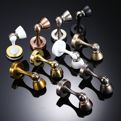 Zinc alloy thickened door absorber silent bedroom wall absorber strong magnetic door bumper door stopper manufacturer direct selling door absorber