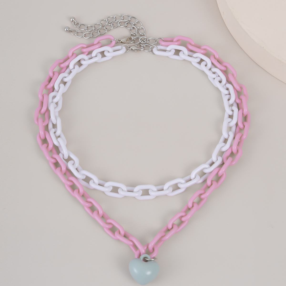 Fashion Jewelry Acrylic Multi-layer New Item Accessories Color Matching Necklace Wholesale Nihaojewelry display picture 8