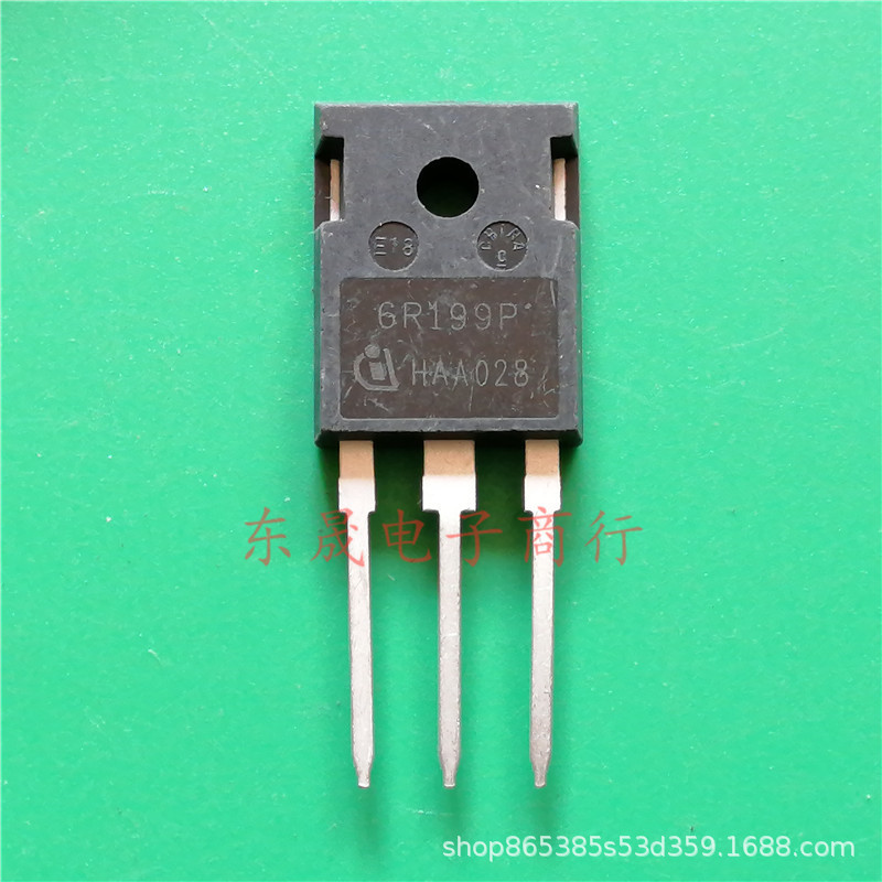 6R199P拆机三极管MOS场效应 大电脑仪器测试 TO-247