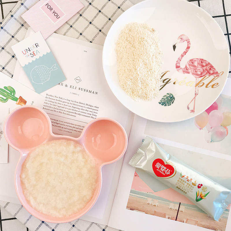 Baby Nutrition Congee Children's Instant Breakfast Rice Porridge Rice Cereal Millet Ready-to-Eat Vegetables Meat Baby Congee 285g