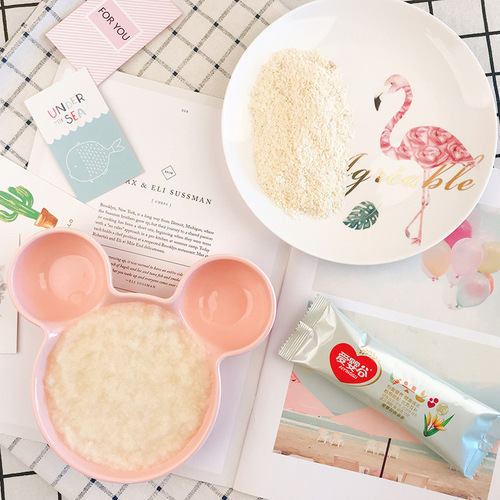Baby Nutrition Congee Children's Instant Breakfast Rice Porridge Rice Cereal Millet Ready-to-Eat Vegetables Meat Baby Congee 285g