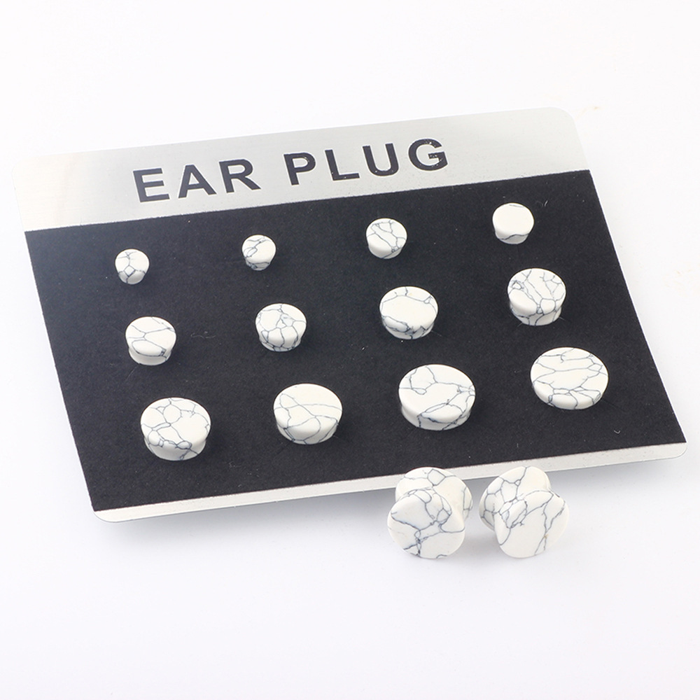Amazon Hot Stone Auricle Ear Enlargement Piercing Jewelry Set Earrings Outlet detail image 8