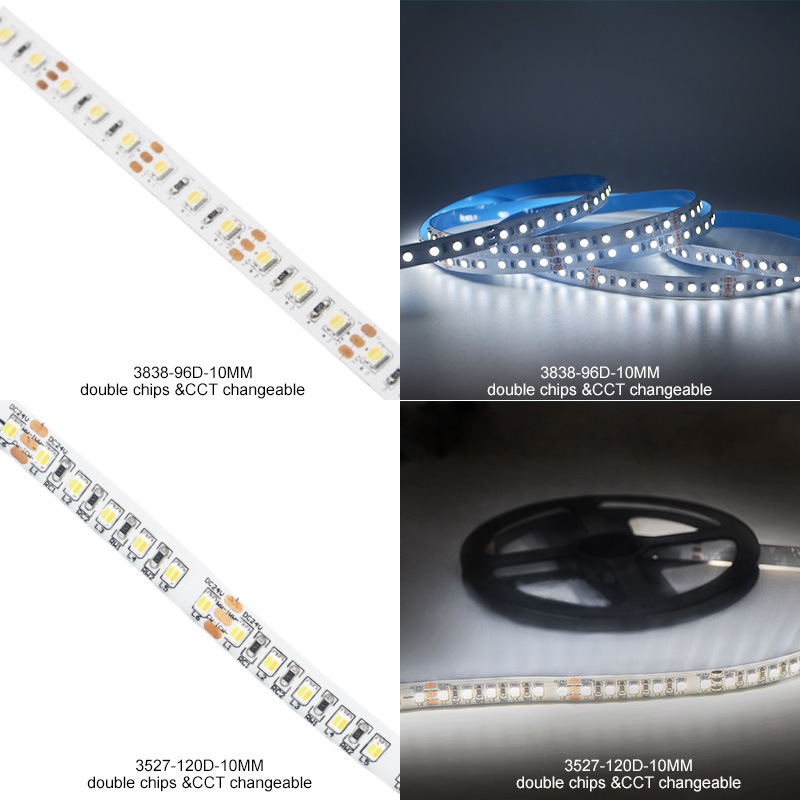 源头厂家UL高亮2835 240灯 LED软灯条高显指Ra90白光灯条