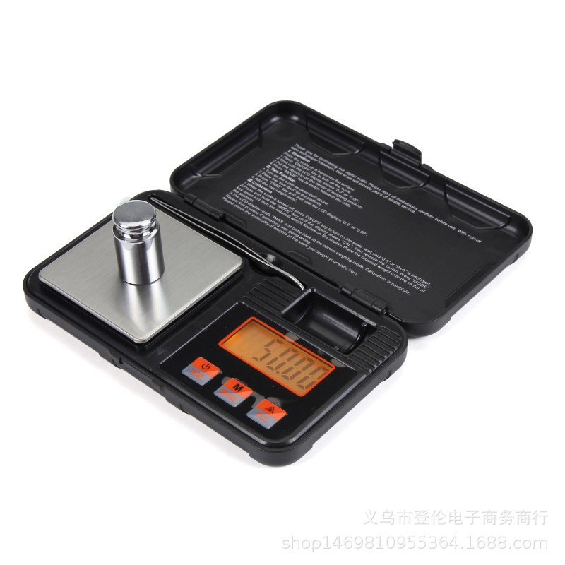Tool box jewelry scale pocket scale weighing 0.01g household electronic scale portable palm scale high precision 0.001g