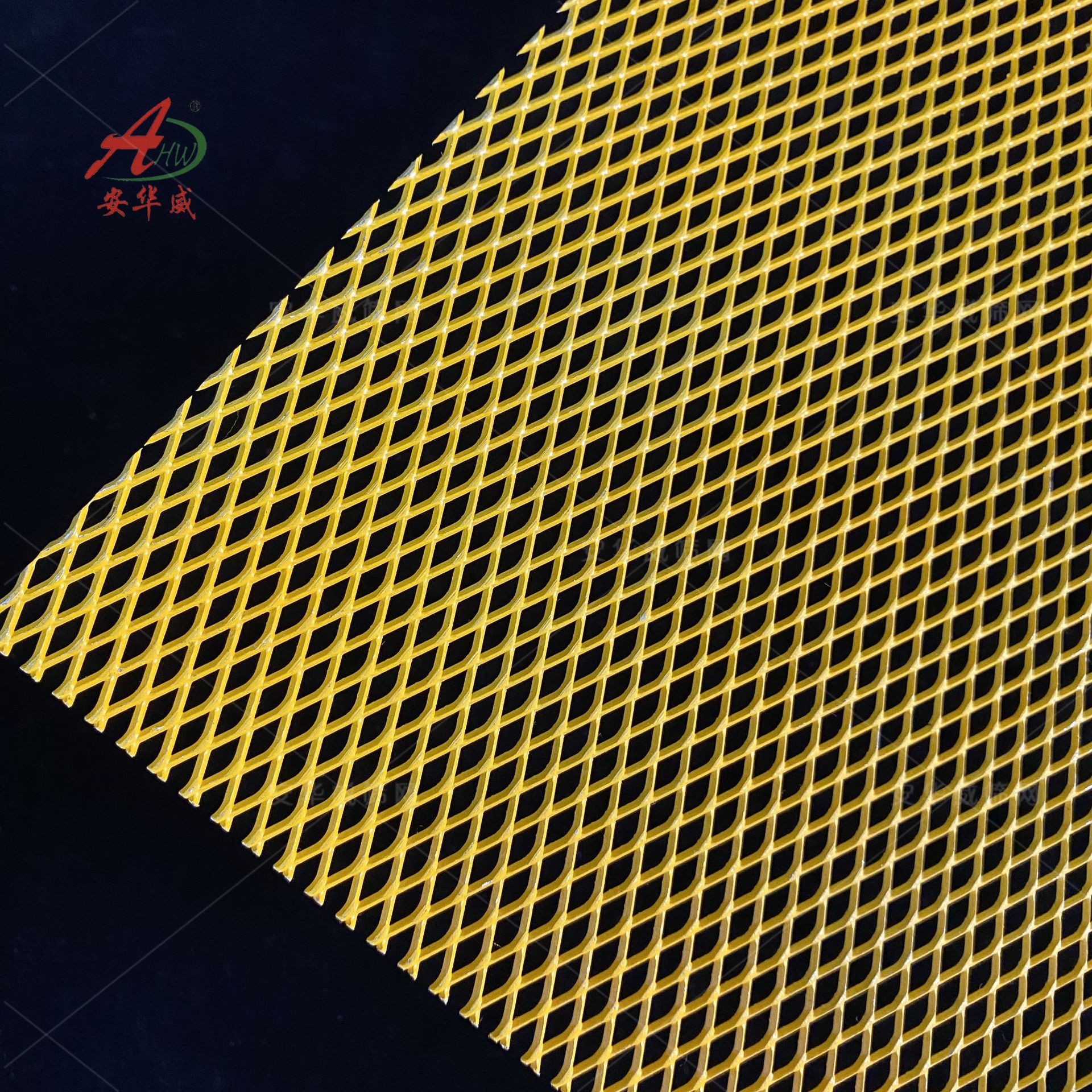 不锈钢穿孔板网4S店门头菱形铝拉网可定颜色幕墙装饰拉伸网