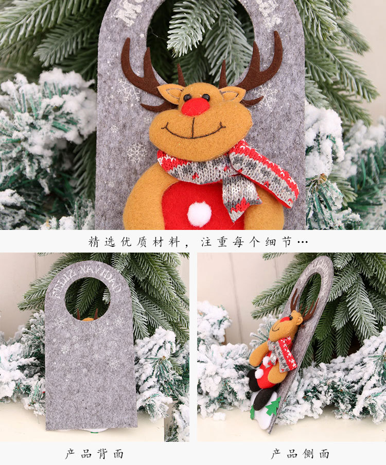 New Christmas Ornaments Non-woven Cartoon Christmas Pendant Decoration display picture 11