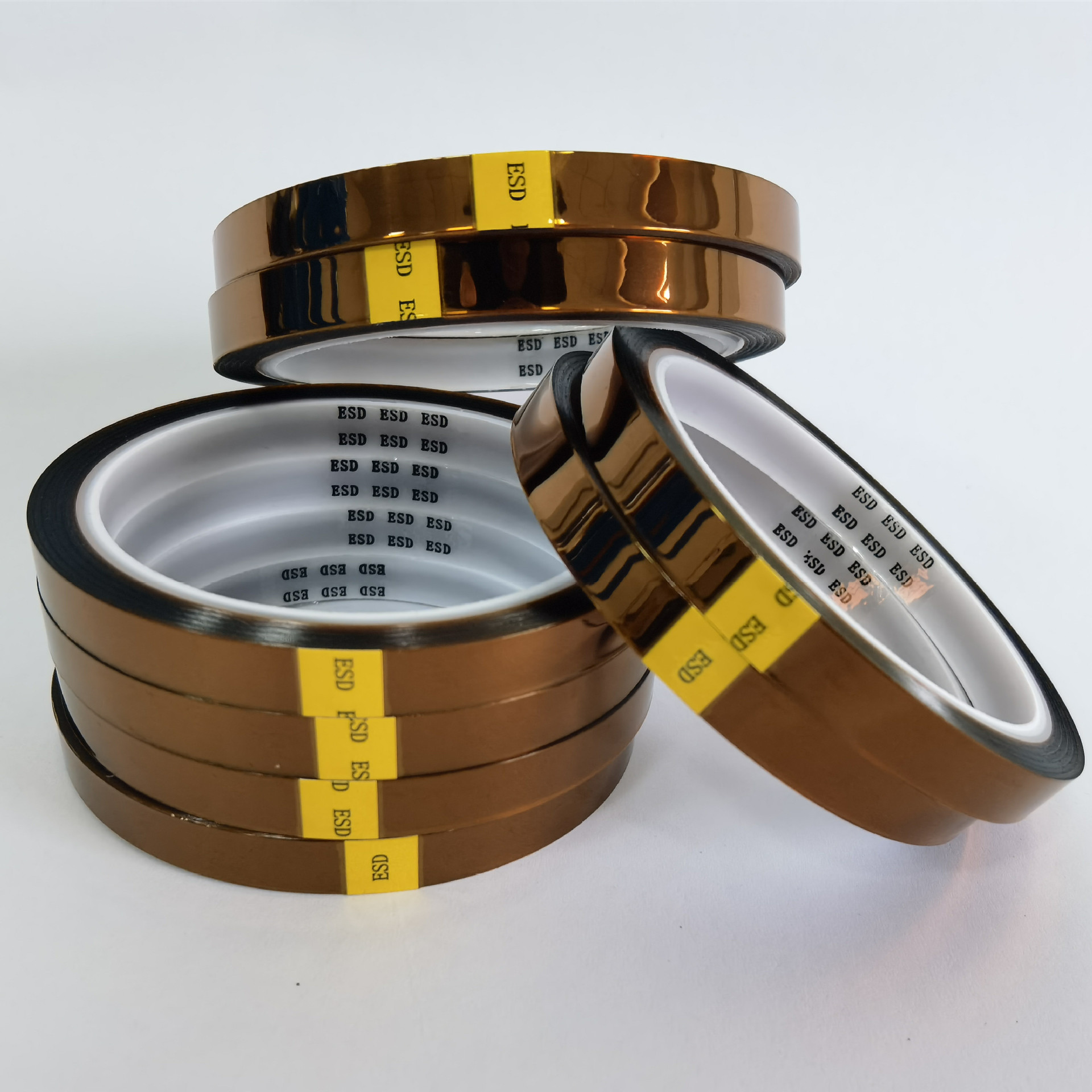 防静电金手指 黄色 茶色防静电高温胶带 摩擦静电压小于100V