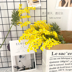 仿真合歡花 家居室內裝飾 搭配插花假花 植絨材質 絹花 客廳擺件