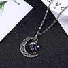 Pendant, fashionable starry sky, with gem, European style, ebay