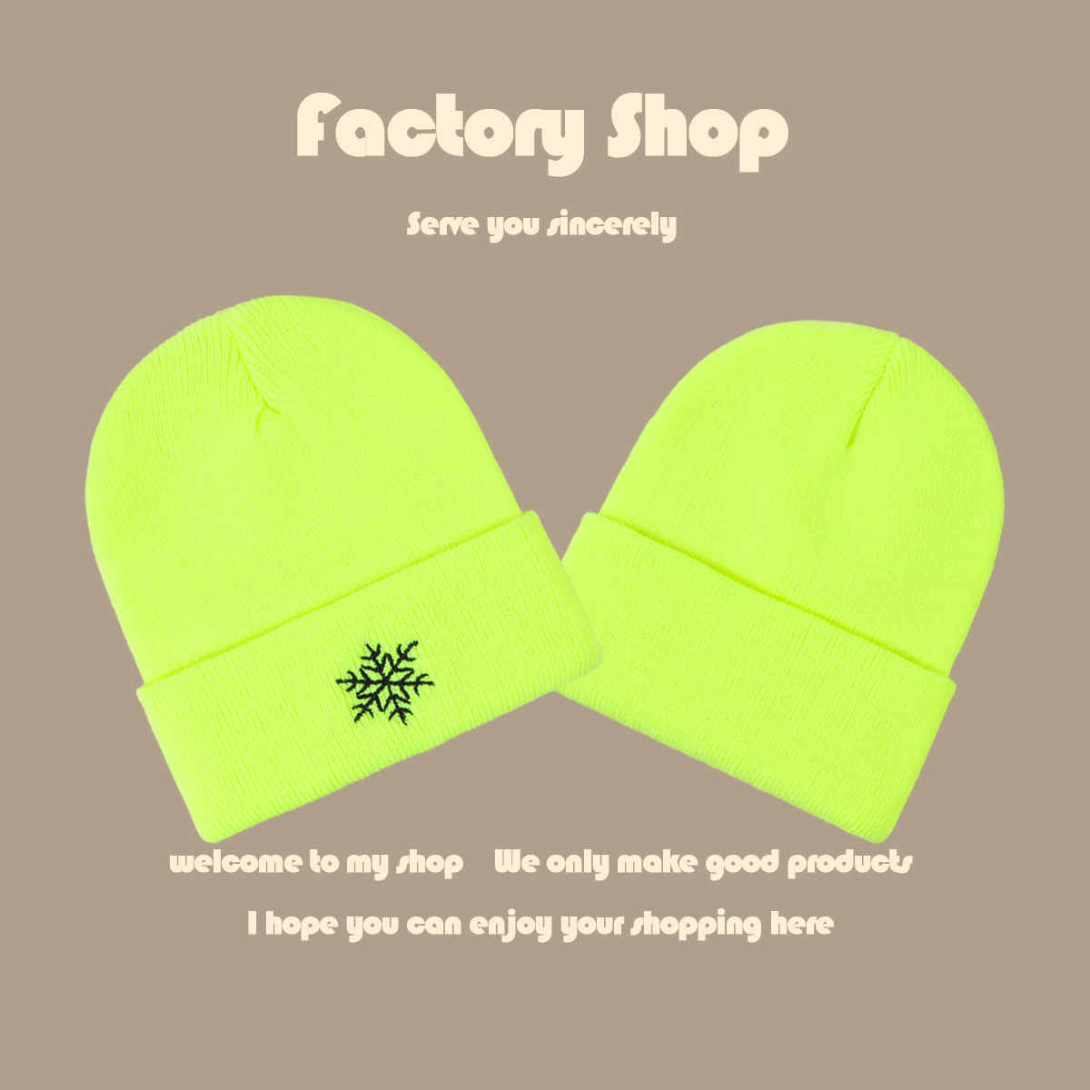 Fluorescent Knitted Hat display picture 4