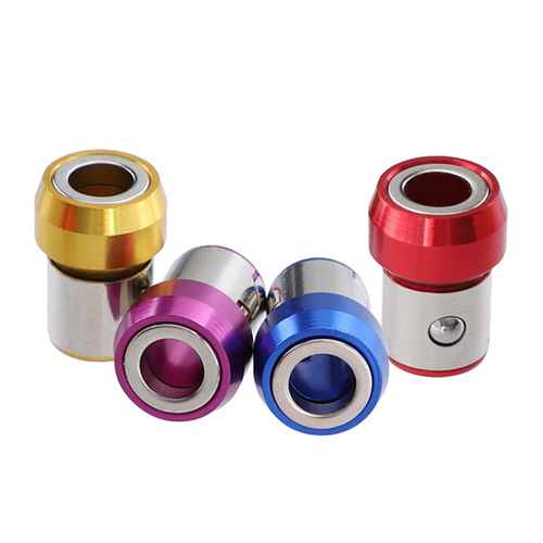 Wholesale electric screwdriver hand drill magnetic bit magnetic coil cross lengthened high strength magnetic ring screwdriver head