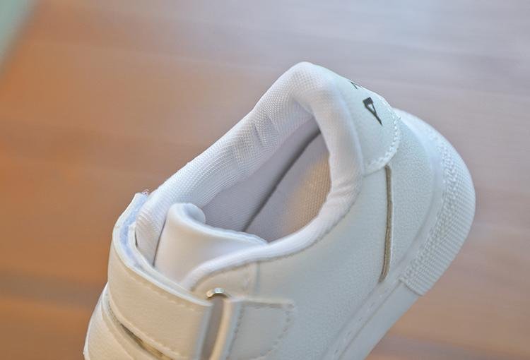 Bambini Little 2022 Primavera Nuova Edizione Coreana Ragazzi e Ragazze Board Bianco Nero Scarpe Casual Scuola Primaria Studenti_voghion.com