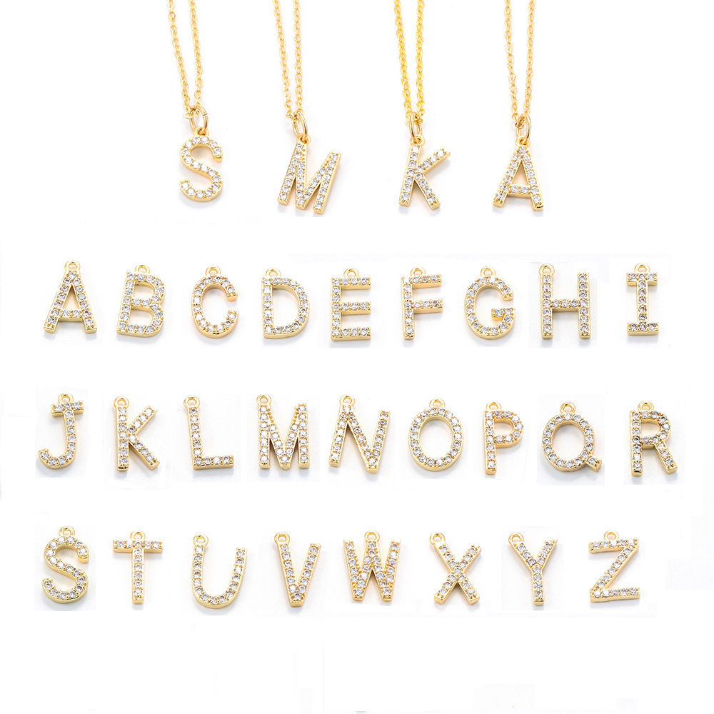 3g Weight Zircon Inlay Material Travel Occasion Copper Material Inlay Design Copper Inlaid Zircon Copper Necklaces 7