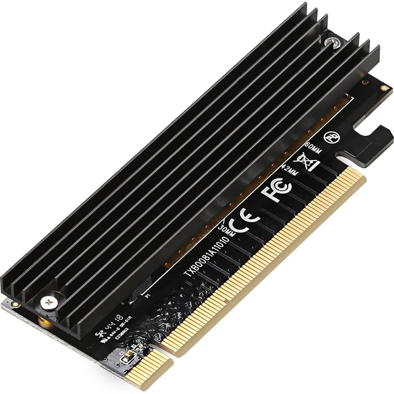 Плата-удлинитель M.2 к PCIe3.0 для компьютера, высокоскоростное расширение x16, твердотельный накопитель NVMe
