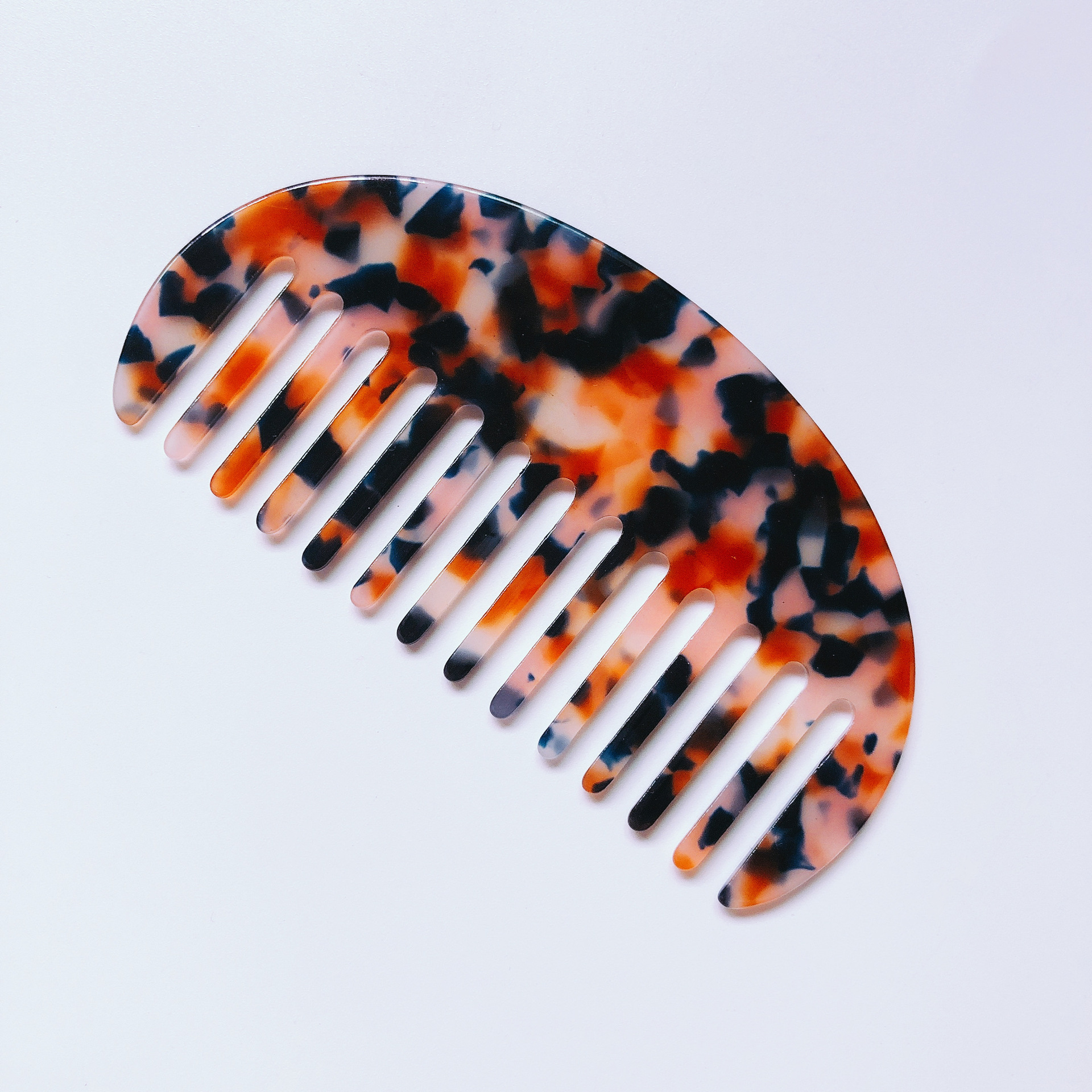 Simple Style Marble Acetic Acid Sheets Hair Combs 1 Piece display picture 2