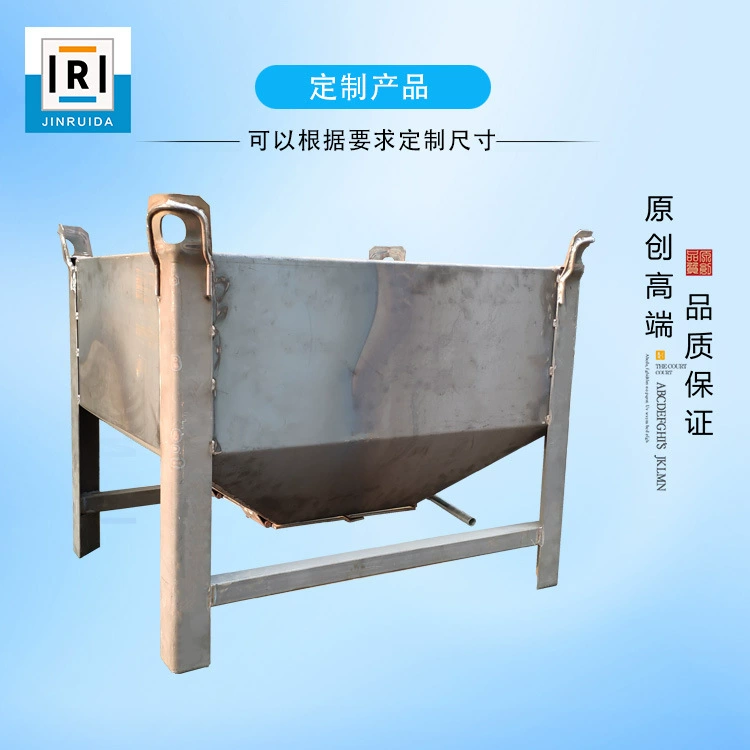 На складе поставки нижней разгрузки тяжелый железный ящик Промышленный железный каркас тяжелый ящик для оборачиваемости Штабелируемый железный ящик