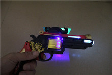 新款電動手槍玩具戰龍手槍發光發聲帶震動玩具手槍超酷男孩玩具槍