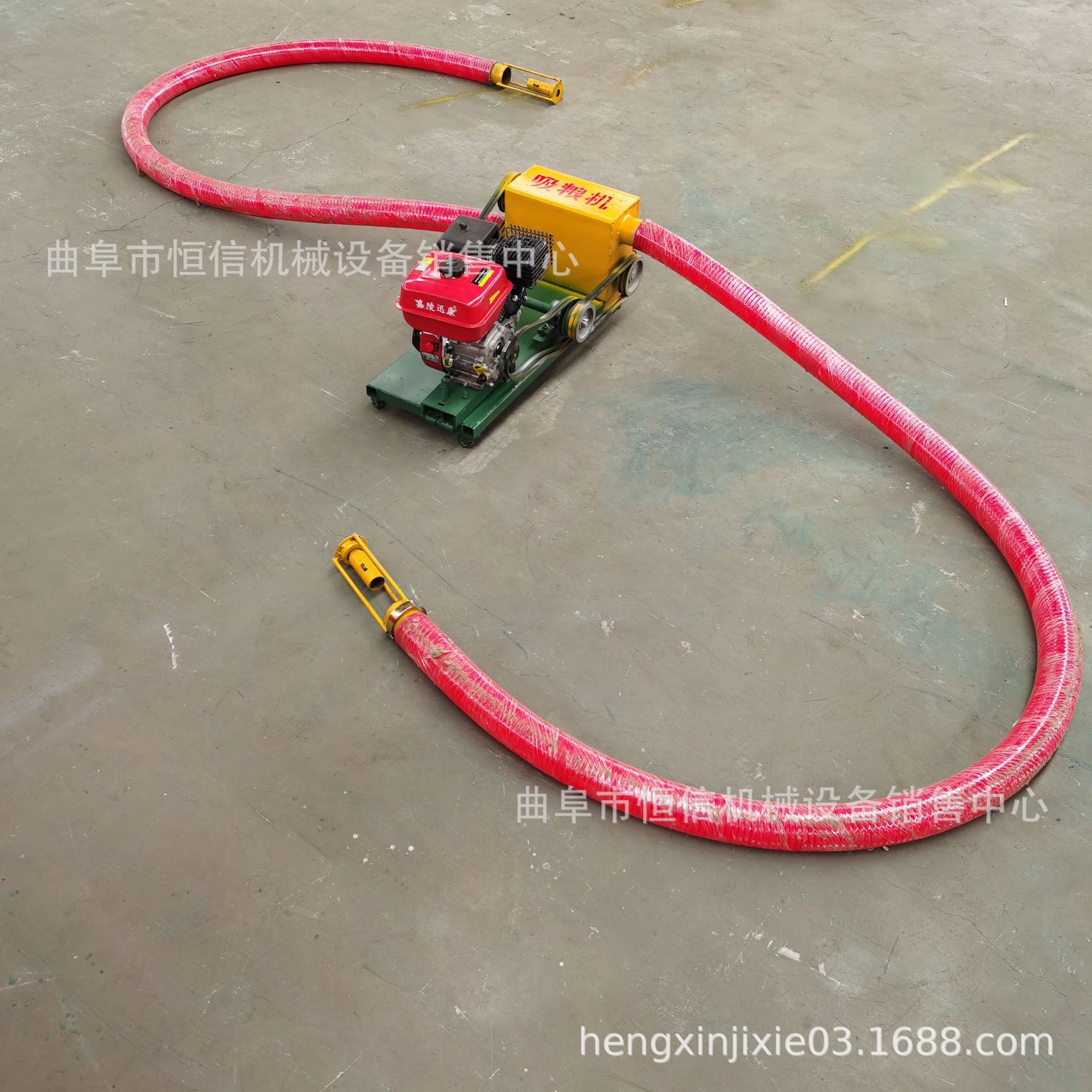 支持生产小型大型豌豆绿豆车载吸粮机 玉米粒软管输送机 油电两用