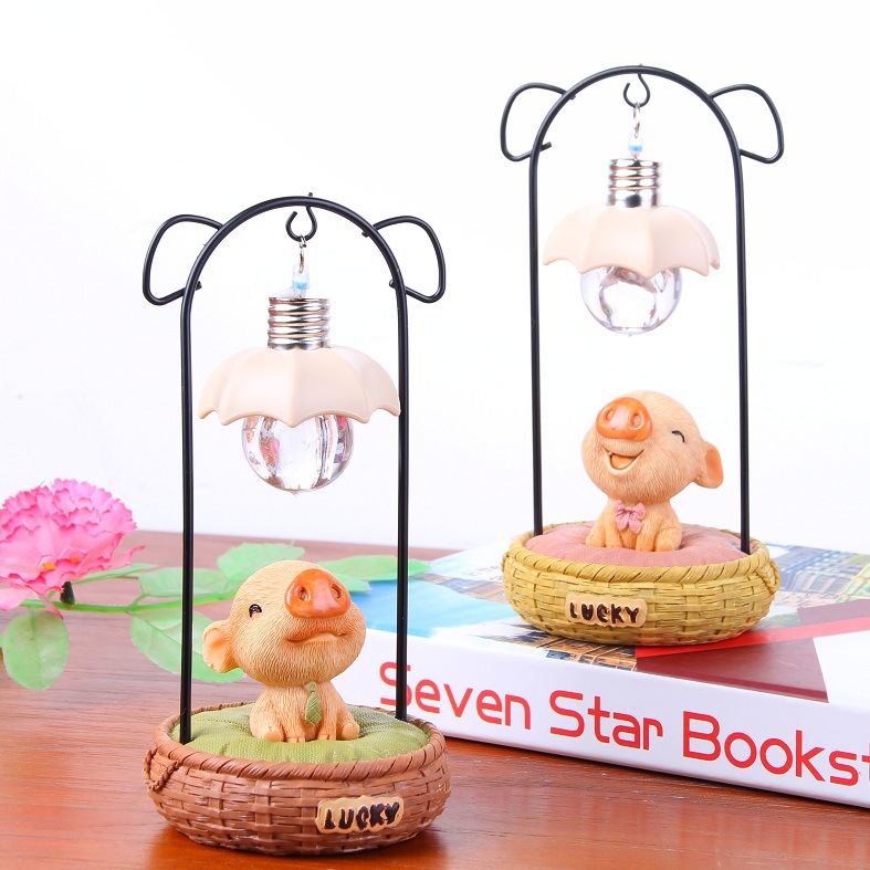 厂家直销生日礼物创意萌猪小夜灯送朋友同学儿童学生礼品家居摆件|ru