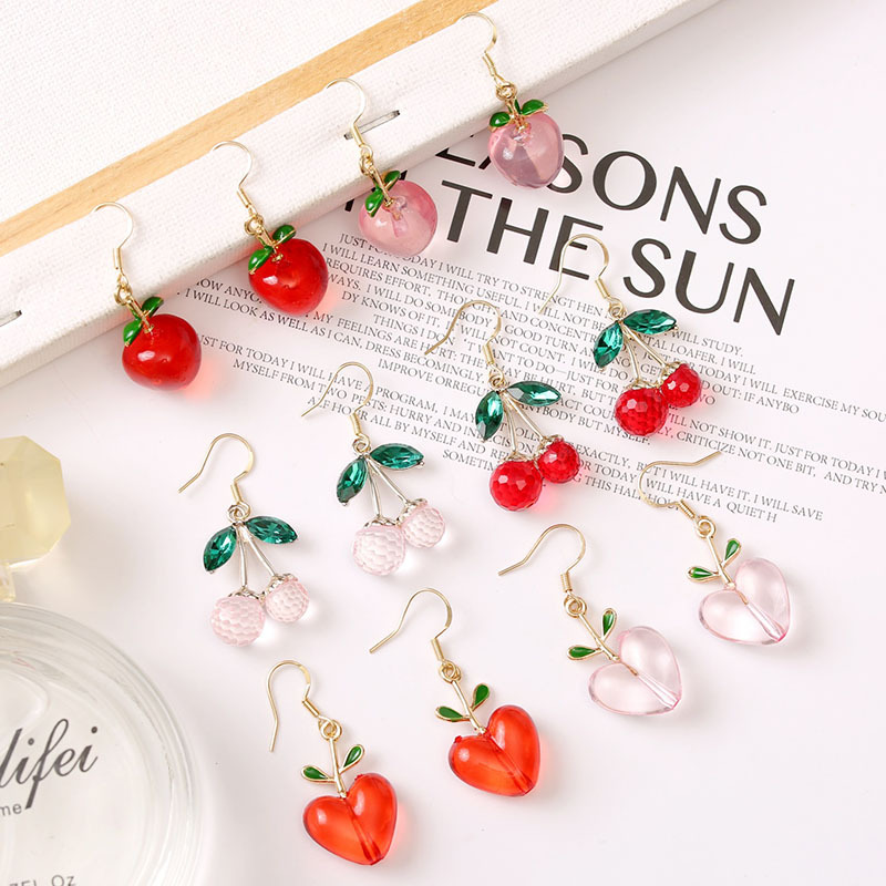 New Fashion 925 Silver Hook Simple Transparent Resin Earrings Acrylic Earrings display picture 2