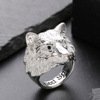 Zhenrong Wish new domineering Arctic wolf ring Nordic mythical Viking warrior wolf Fantrier men's ring