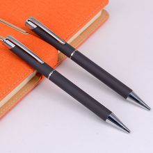 厂家供应旋转金属笔1.0高士芯可做广告礼品笔商务办公金属圆珠笔