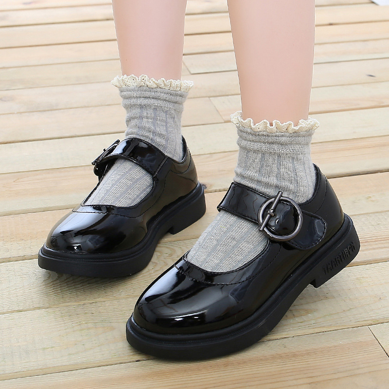 Children's leather shoes spring and autu...