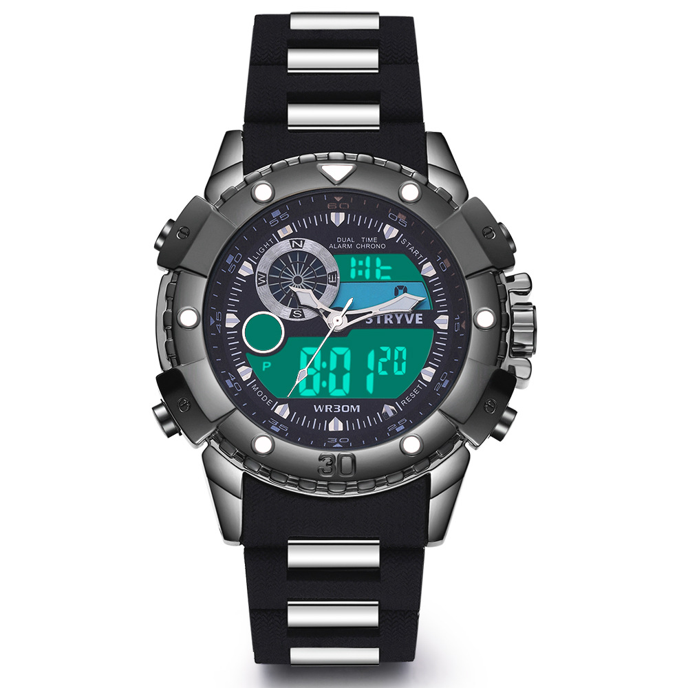 Venta caliente stryve hombres moda multi-funcional doble movimiento impermeable deportes estudiante deportes transfronterizo e-commerce Mesa 8001