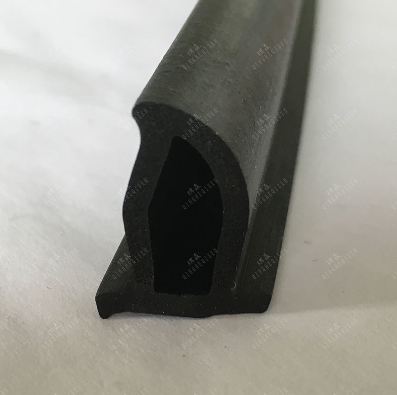 三元乙丙EPDM橡胶发泡条机械五金橡胶条异形海绵条D型空心条