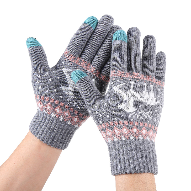 Simple Style Deer Polyester Gloves 1 Pair display picture 2