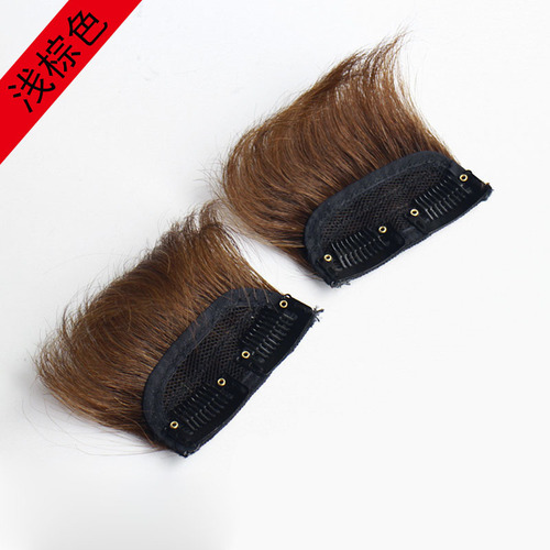Hair pads, fluffy wigs for women, mini invisible wigs, realistic pads on both sides of hair roots to increase hair volume