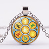 Pendant for yoga, fashionable universal necklace, European style, wholesale