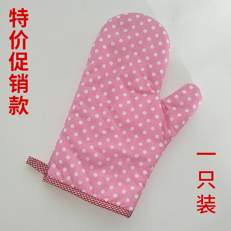 Guantes de horno de microondas-DOT-rosa