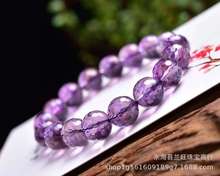 天然紫水晶128面手鏈天然紫水晶刻面珠 時尚切面紫晶手鏈廠家直銷