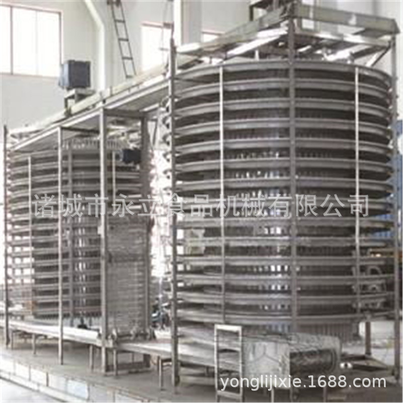 单螺旋速冻机 大体积速冻设备 单冻线 双螺旋速冻