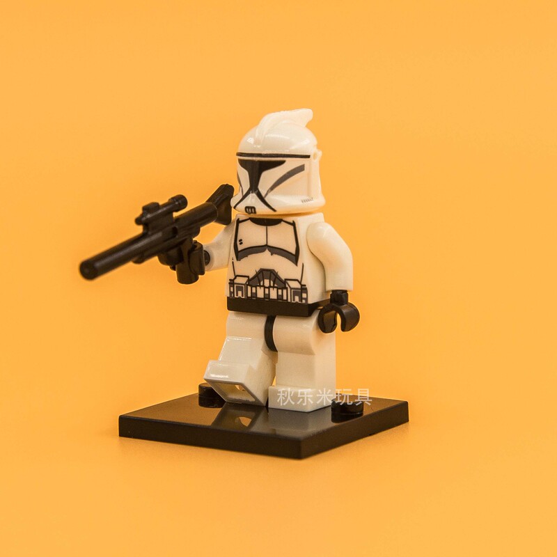 JR Jinrun Star Wars Series White Soldier Storm Soldier Clone Soldier Building Blocks Man Toy AliExpress Wholesale