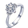 Wedding ring, one carat, simple and elegant design