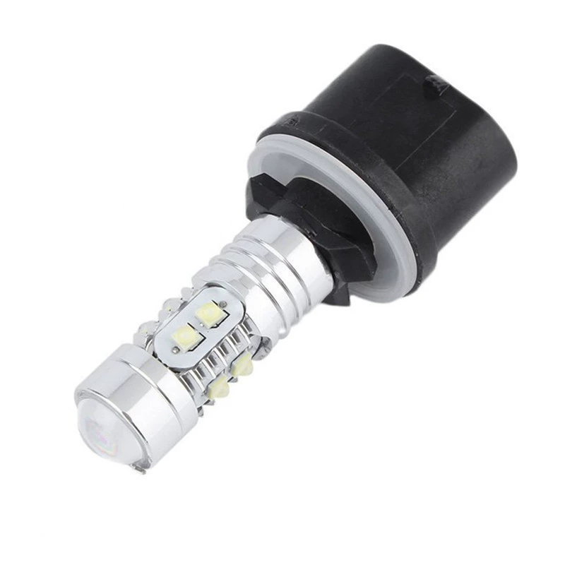 Автомобильная LED противотуманная лампа 881/880 10SMD 50W, серебристый алюминиевый высокомощный передний противотуманный свет