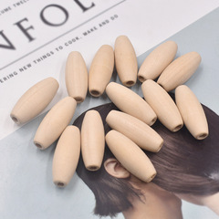 diy飾品配件29*12mm 橢圓形木珠 串珠掛飾 項鍊飾品 兒童玩具