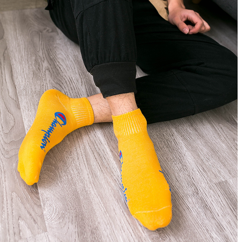 Chaussettes De Sport Décontractées Pour Hommes En Coton Peigné Absorbant La Sueur En Gros display picture 8