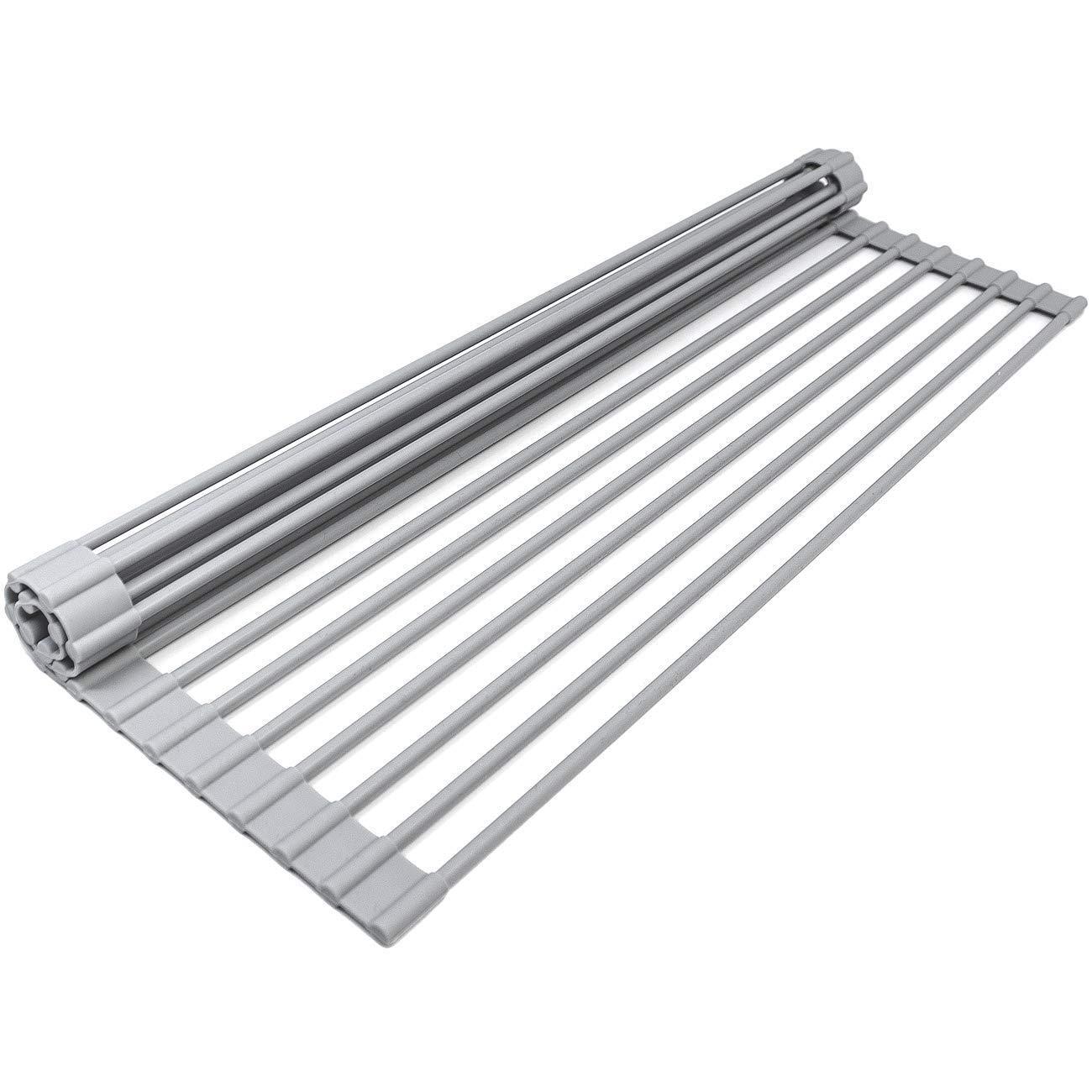 Spot Roller Shutter Folding Drain Rack Can Be Rolled And Foldable Pool Silicone Storage Rack Sink Roller Shutter Drain Basket
