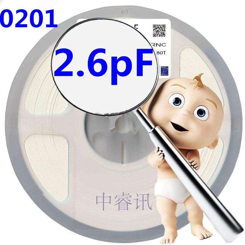 CL03C2R6BA3GNNC贴片陶瓷电容 0201 2.6pF 25V  C0G 原装新货正品