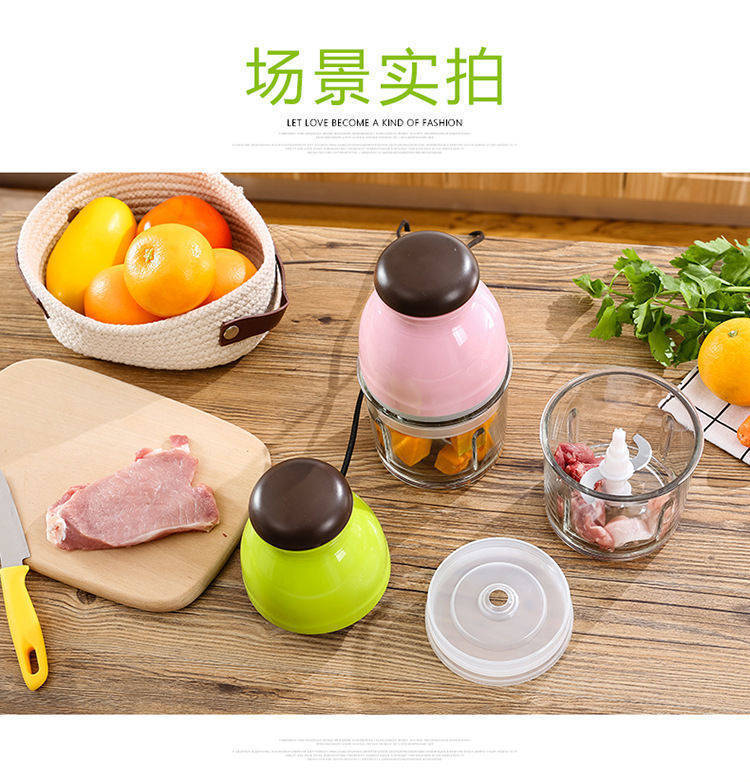 household small-scale multi-function Food processor dilapidated wall baby baby Electric Mini Mincer Complementary food