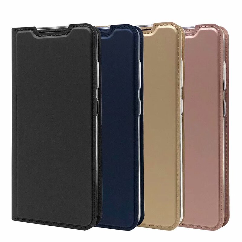 Suitable for Samsung S21 Mobile phone leather case A72 voltage thin flip magnetic card holder protective case A02