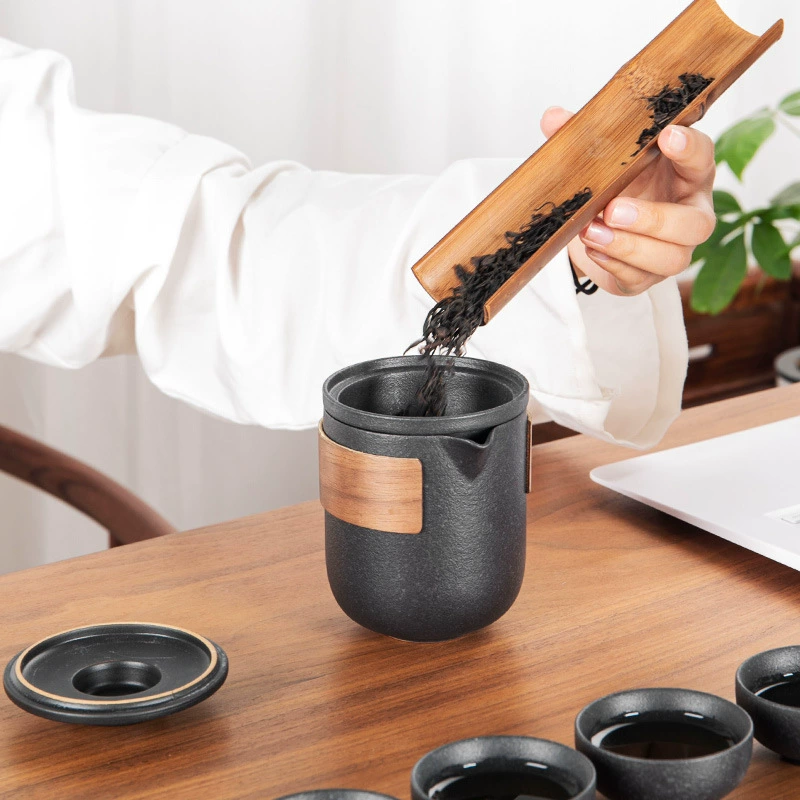 Handheld tea set for traveling, Birthday gift