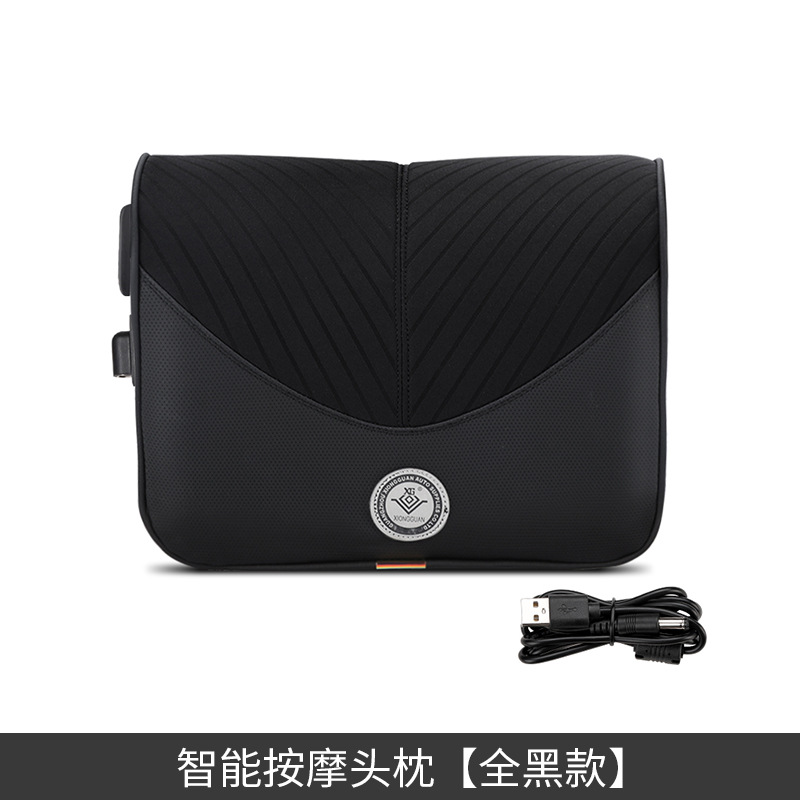 Coche reposacabezas eléctrico masaje cintura cojín del asiento trasero del coche cojín de la cintura de espuma de memoria cojín trasero cintura almohada cintura soporte de la cintura